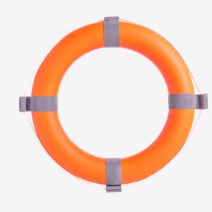 Aro flotador salvavidas naranja reflectivo